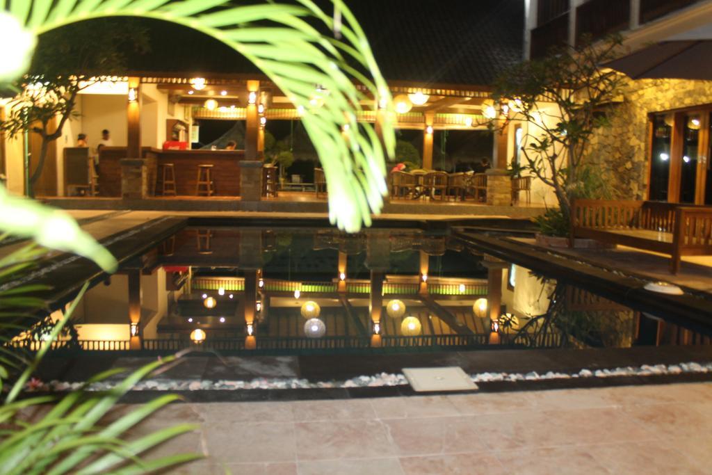 Coral Beach Pizza Cottages Gili Trawangan Eksteriør bilde