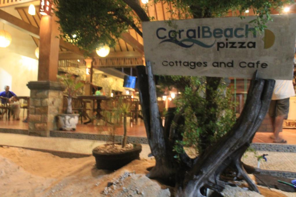 Coral Beach Pizza Cottages Gili Trawangan Eksteriør bilde